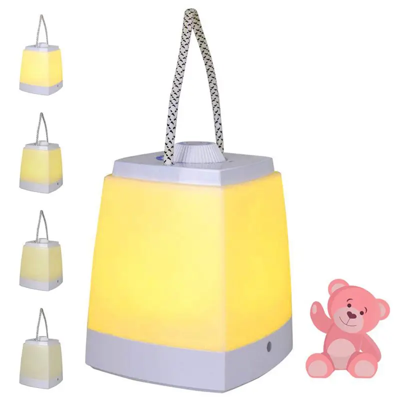 

Dimmable Mood Camping Night Light,Soft Portable Lights Projector Lamp,Bedroom Desk Decorative Lighting For Kids Baby Nursery,