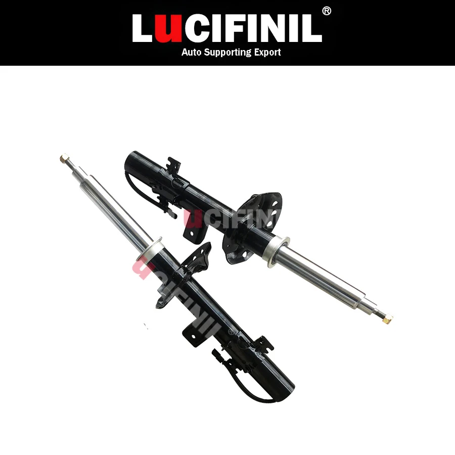 Clearance LuCIFINIL New 2pcs Shock Rear With Sensor Shock Absorber Suspension Strut Damping Fit Land Rover Evoque BJ3218080 BJ3218K004 1