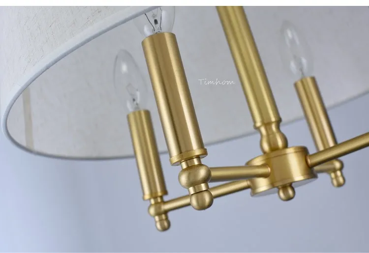 Lâmpada vela em lustre moderno Miresa