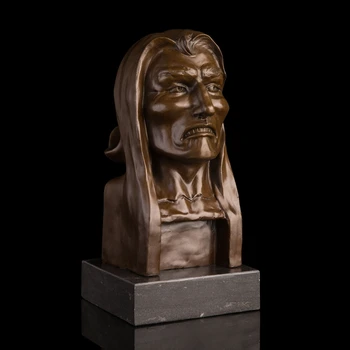 

Best selling Brass Figure sculpture Struggle Man Bust Bronze Figurines Statue Studio Decoration Wholesale