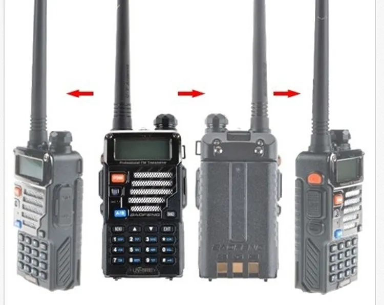 2pcs Pofung Baofeng Walkie Talkie Two Way Radio Vhf Uhf Dual Band FM VOX 128CH  Radio Communicator For Baofeng Uv 5re Plus 5w (8)