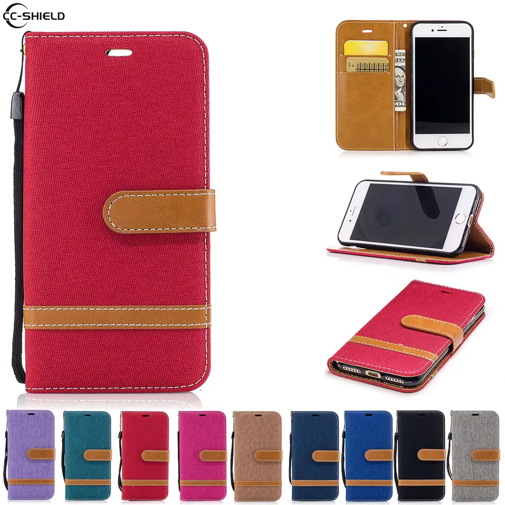 Flip Case For Apple Iphone 7 Case Mobile Phone Leather Cover For Apple Iphone7 Cases Soft Silicon Bumper Black Wallet Pouch Bag Flip Case Case Forcase For Apple Aliexpress