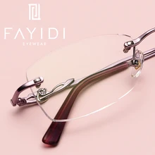 Сплав оправы для очков Для женщин ретро оптическая компьютерная прозрачные очки при близорукости, оправа# F133