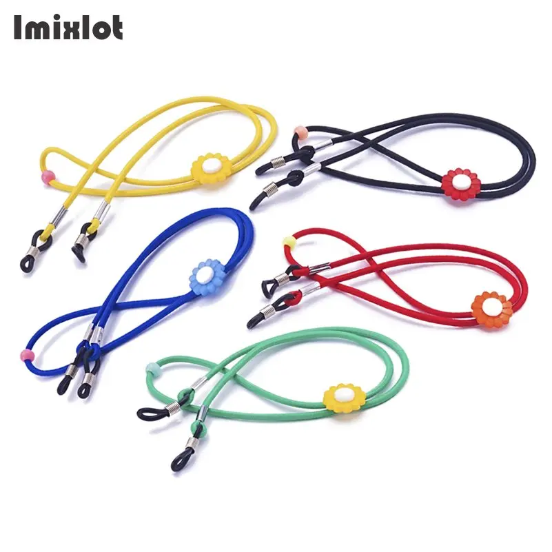 

12 Colors Adjustable Children Nylon Glasses Elastic Strap Belts Kids Colorful Eyewear Cord Neck Strap Eyeglasses Rope Chain Cord