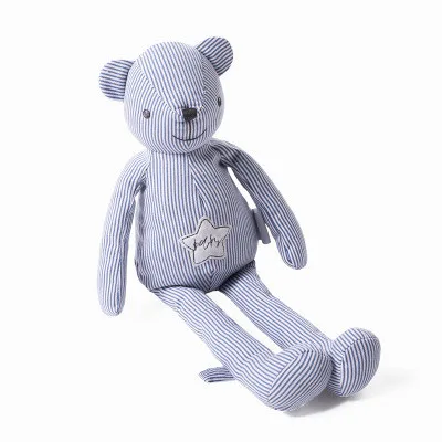 Новое поступление плюшевый медведь кукла игрушки мягкие животные спящий медведь мягкая игрушка Высота сидения 23 см для детей день рождения подарки на Рождество T150 - Цвет: blue
