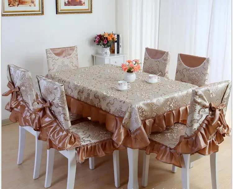 Traditional Chinese tablecloth set suit 150*200cm table cloth matching