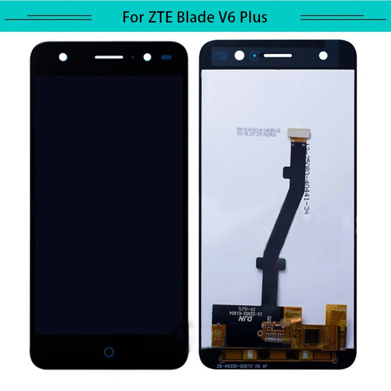 Протестировано 3 шт./лот для zte Blade V6 Plus Blade V7 lite полный ЖК-дисплей с сенсорным экраном стекло дигитайзер сенсор сборка