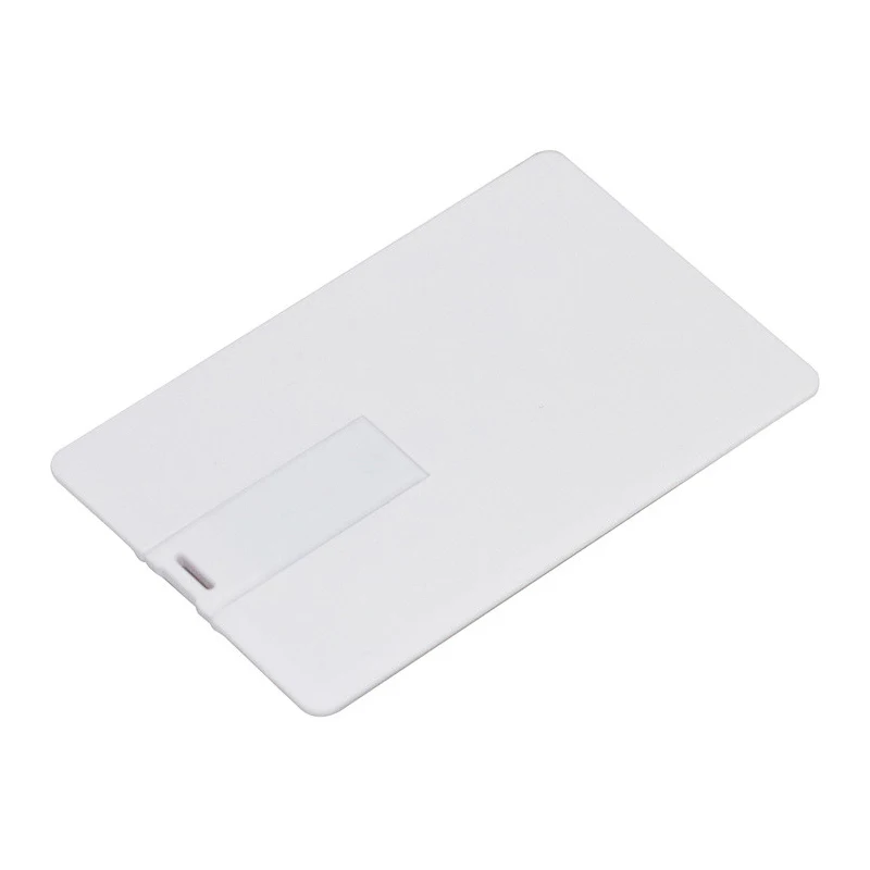 cheap flash drives White/Black Plastic Credit Card / Card Customize Logo Business Usb Flash Drive Stick 4GB 8GB 16GB Creative Name Card Usb Storage thumb drive