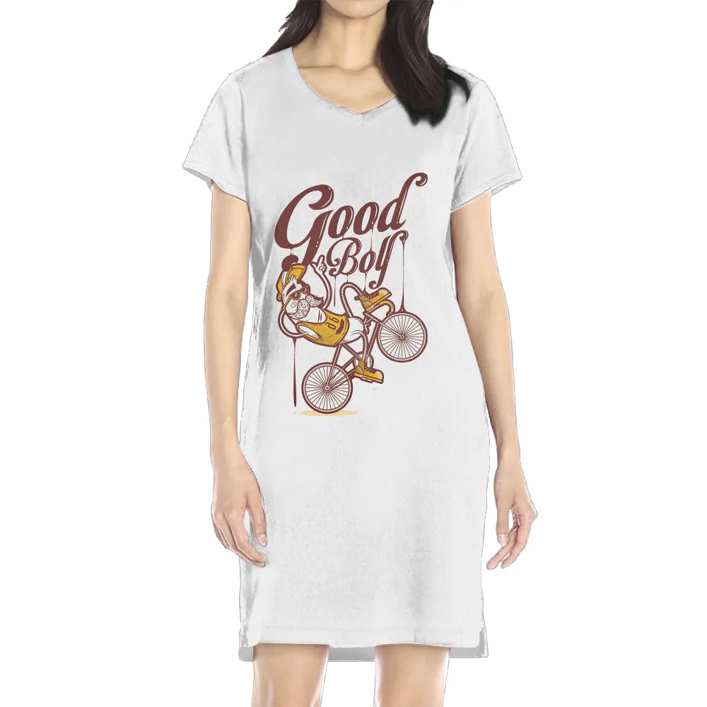 2017 New Summer Autumn Fashion Women Casual Cute Short Sleeve Print Banana Man Dresses Loose Plus Size T Shirts Long Tops | Женская