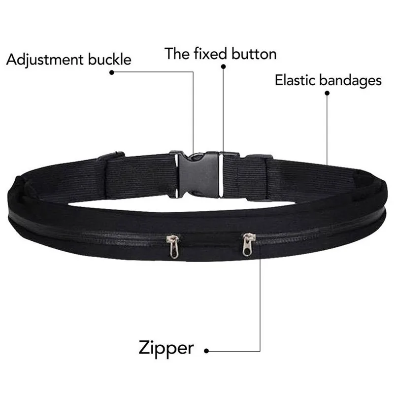 1pc Unisex Travel Running Bags Cycling Waist Sports Pack Belt Multifunctional Waterproof Phone Pouch new arrival  #3n19 (11)