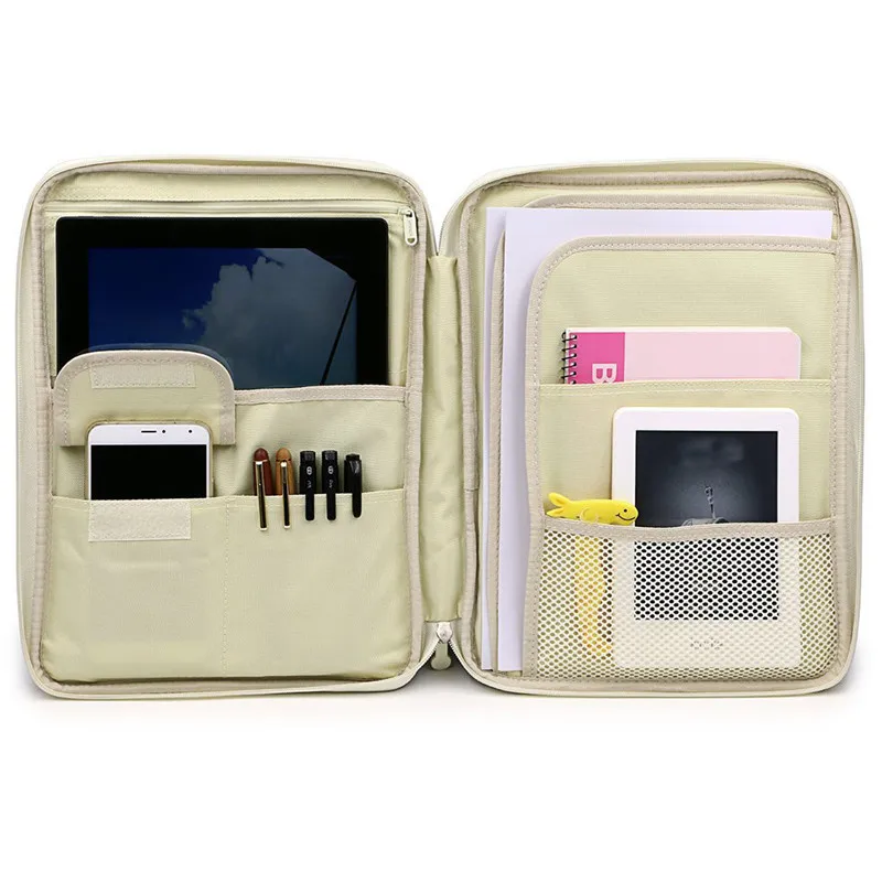 Водонепроницаемый портфель для ноутбуков с ручками, для компьютера, А4, сумки для документов, для макияжа, Многофункциональная Сумка для документов, Портативная сумка