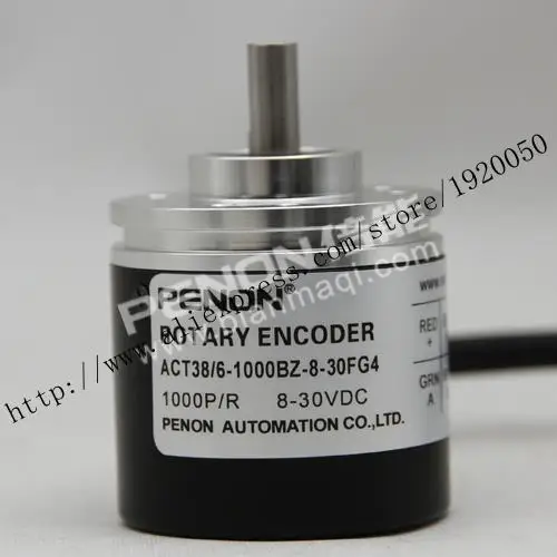 

ACT38 / 6-1000BZ-8-30FG4 1000 line rotary encoder shaft diameter 6mm outer diameter of 38mm