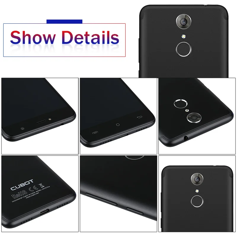 Оригинальный Cubot Note Plus отпечатков пальцев 5 2 дюймов FHD MT6737T четырехъядерный
