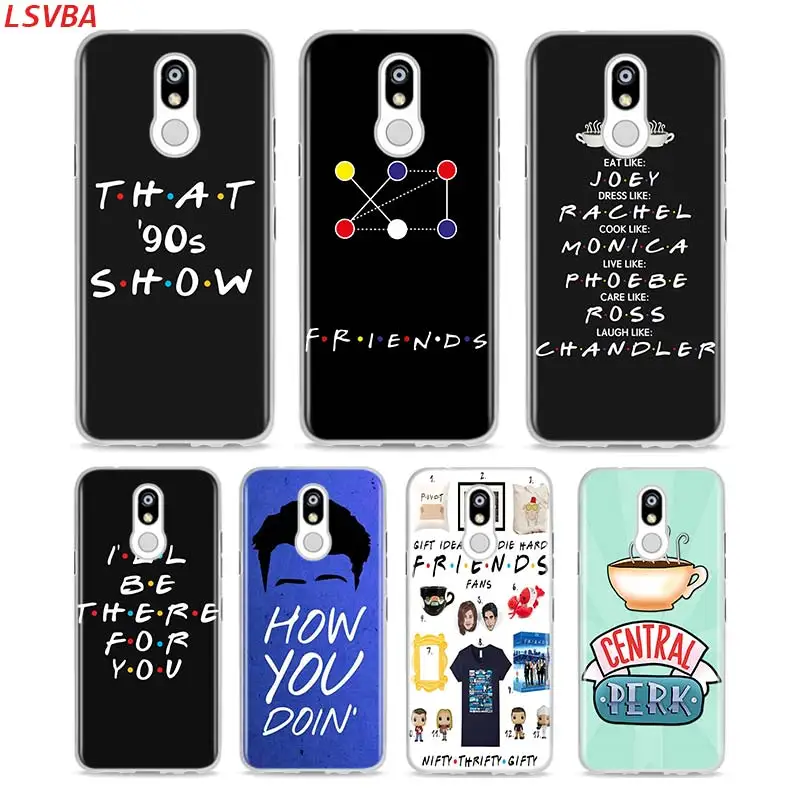 

Soft Silicone Case Friends TV Show Collage quote For LG K40 V50 V40 V35 V30 V20 Q8S Q7 Q6 G8 G7 G6 G5 ThinQ Phone Shell