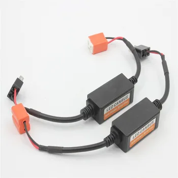 

2Pcs H7 LED car Capacitor Error Free Load Resistor OBD LED canbus Decoder led headlight 9~16V Free Shipping