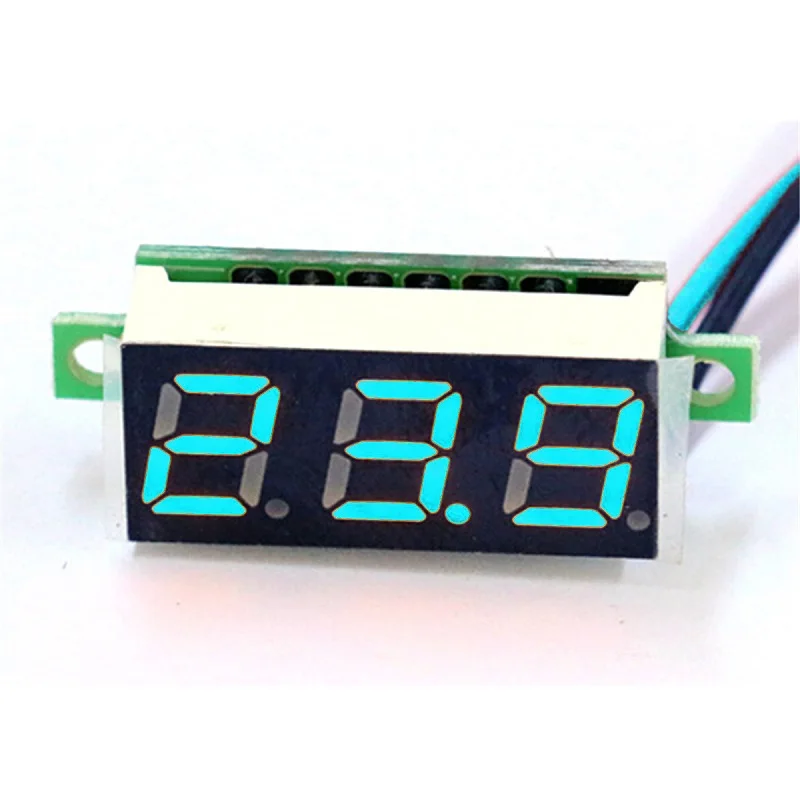 

0.28 inch DC 0-100V Red LED Display Digital Car Voltmeter Voltage Volt Panel Meter Battery Monitor Digital Voltmeter Ammeter