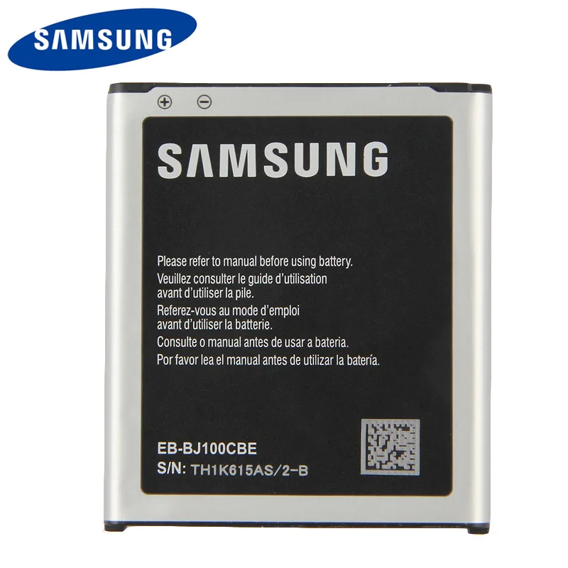 

Original Samsung EB-BJ100BBE Battery For Samsung Galaxy J1 j100 J100FN J100M J100F /D J100H EB-BJ100CBE NFC 1850mAh