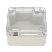 64*58*35mm Electronic Junction Box Plastic Enclosure Project Instrument Case Waterproof Electrical Project Box with Clear Cover
