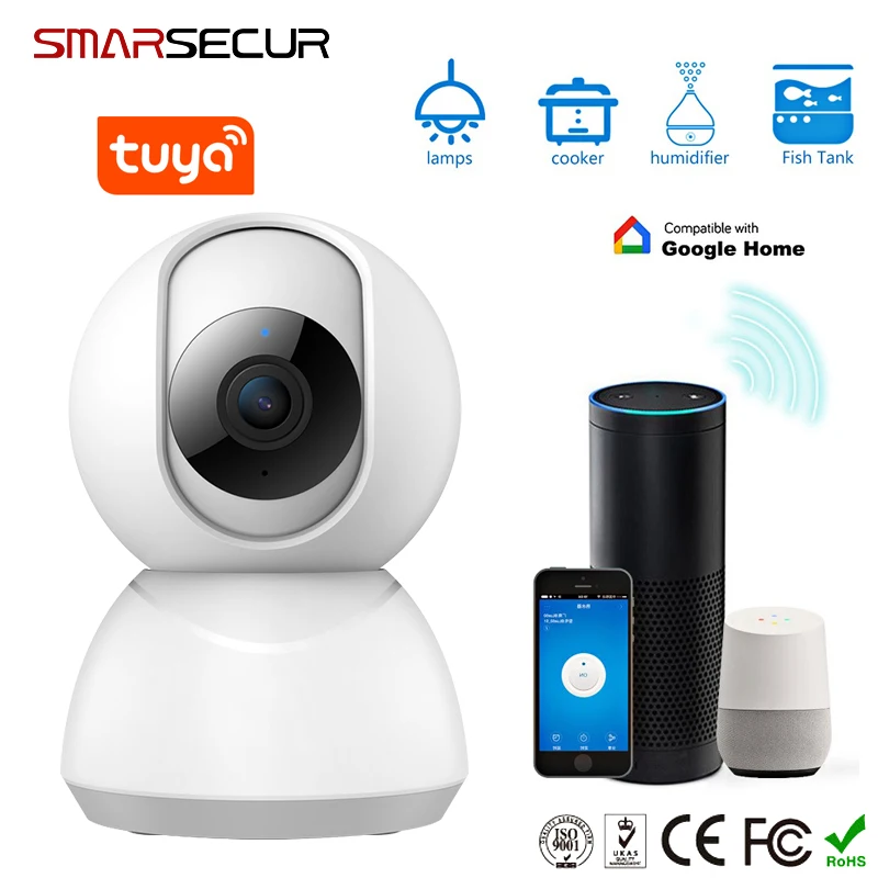 

1080P Home Security WIFI IP Camera Two Way Audio Wireless Mini Camera Night Vision