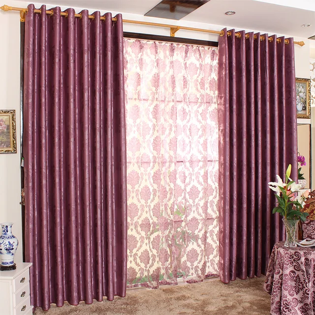 calidad total dodechedron viviendo cortina sala del mohini de color morado oscuro - Cortinas Moradas calidad total dodechedron viviendo cortina sala del mohini de color morado oscuro - Cortinas Moradas