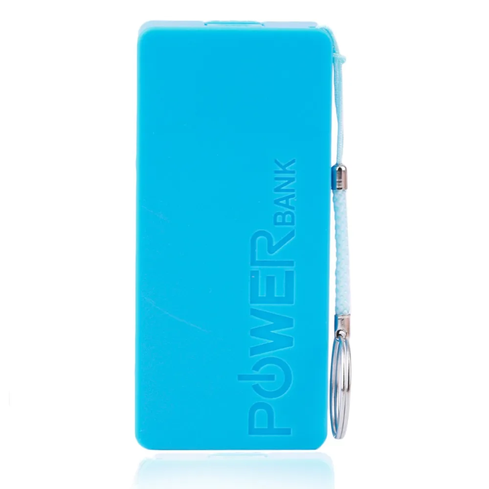 6 цветов 5 в USB DIY power bank чехол Портативный внешний аккумулятор коробка для хранения банк питания чехол для телефонов на 5600 мАч(без батареи