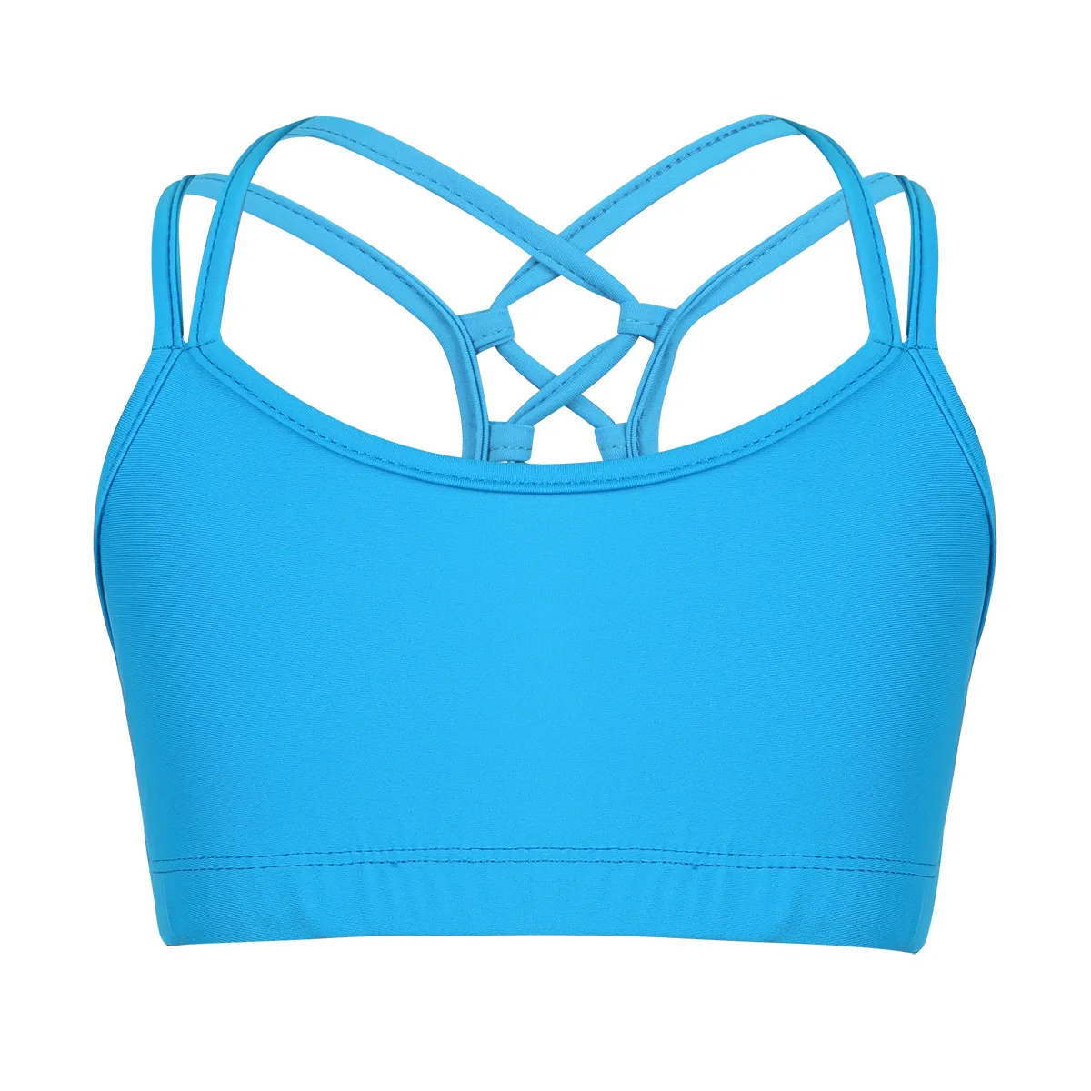 ACSUSS Kids Girls Yoga Sports Training Bra Crisscross Back Ballet Dance Costumes Gymnastics Crop Top Tank Tops ACSUSS Kids Girls Yoga Sports Training Bra Crisscross Back Ballet Dance Costumes Gymnastics Crop Top Tank Tops