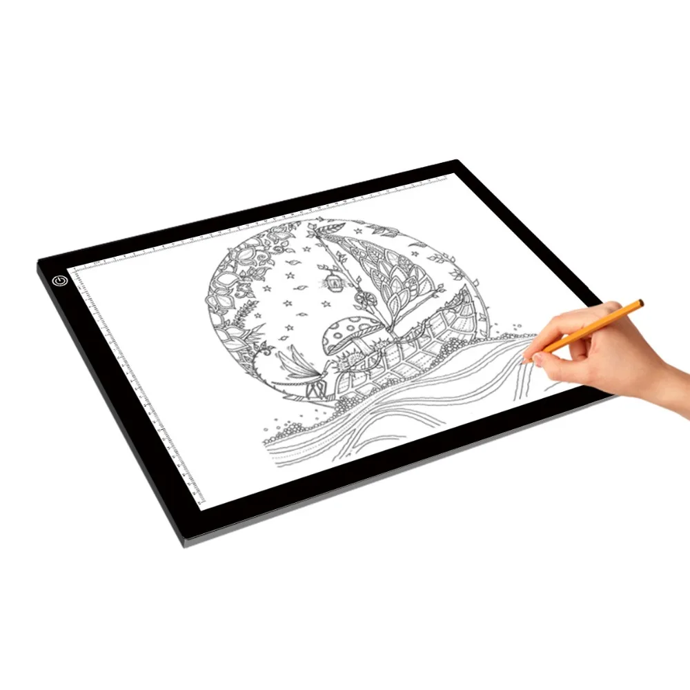 

A3 Portable LED Drawing Board Touch Dimmable Tracing Table Light Pad Box with Clip for 2D Animation Sketching Gadgets