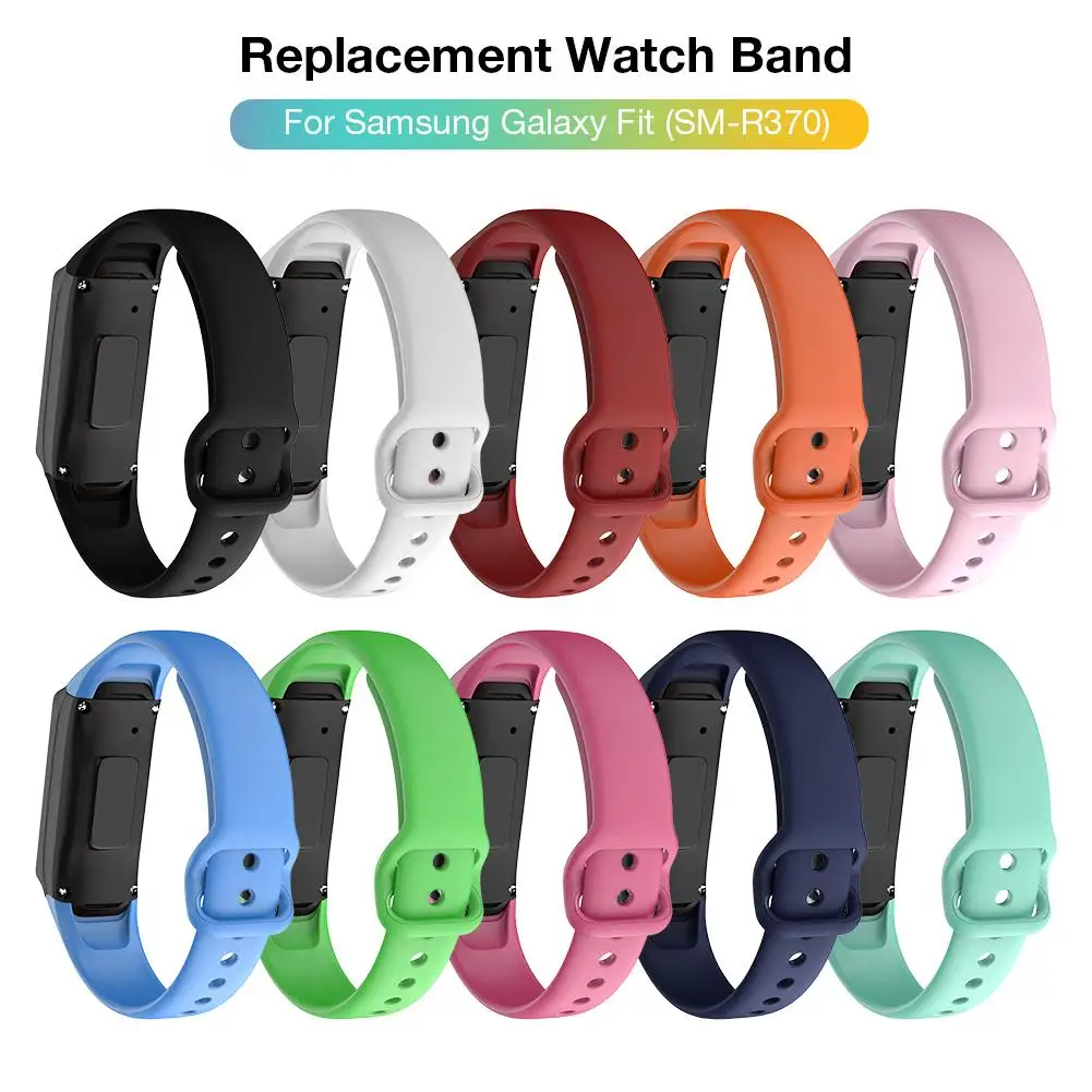 

New Bracelet Loopback Replacement Watch Band Wrist Strap for Samsung Galaxy Fit SM-R370 Multicolor Silicone Watchband Straps