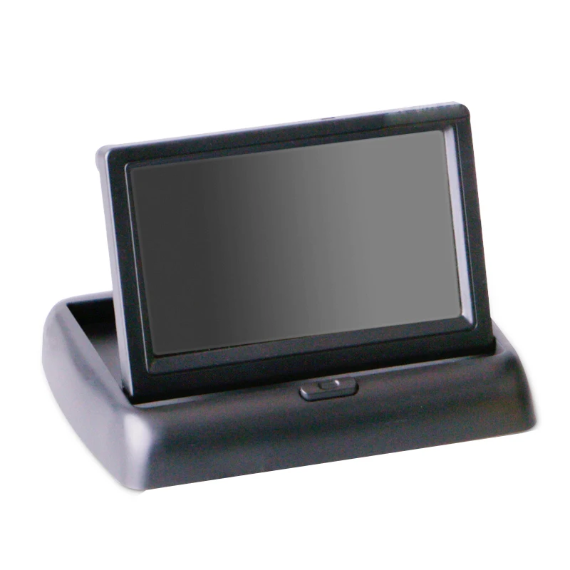 Foldaway 4," 4,3 дюймов TFT ЖК-дисплей монитор Автомобильный dvd-плеер ЖК-монитор цветной автомобильный монитор заднего вида для камеры заднего вида автомобиля