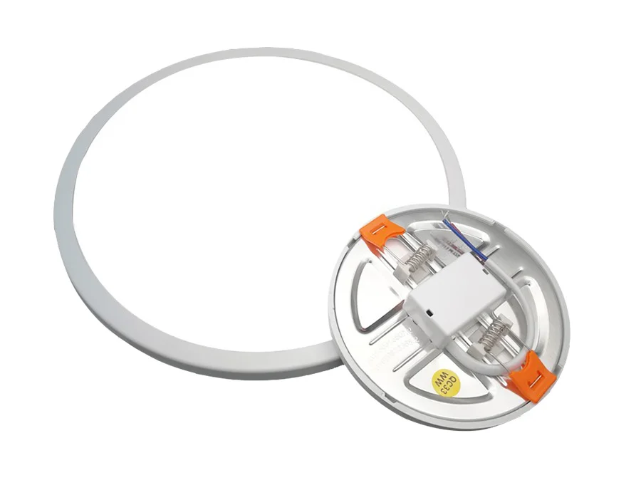 AC 85-265V Ультра тонкий круглый квадратный светодиодный панельный светильник 6W 8W 15W 20W Алюминиевый Потолочный встраиваемый светильник с открытым отверстием Регулируемая лампа