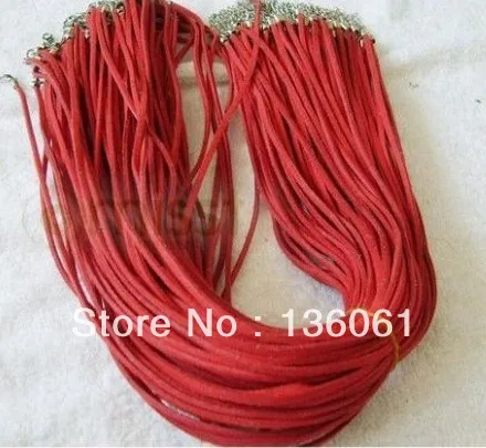 100PCS Mixed Color Velvet rope Leather Lobster Clasps Cord Collar Statement Choker Necklace Pendants Jewelry Findings HOT Z2938 | Украшения