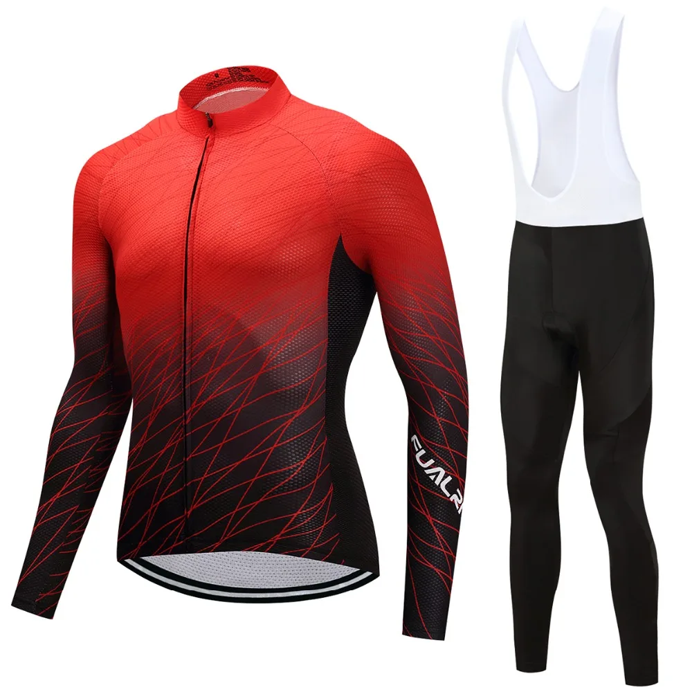 

Autumn pro gel pad bicycle clothing men long sleeve cycling Jersey set team mtb road bike clothes wear male skinsuit dress sport