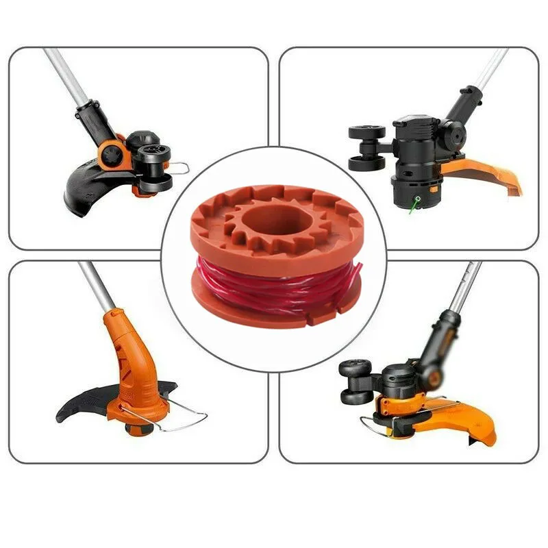 

Replace Trimmer Spool Line& Spool Cap Cover For WORX WA0010 WA6531 (6+1) Parts