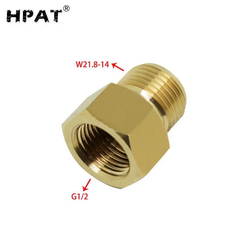 

SPUNKY 2 pcs/lot New model Soda Stream Co2 Cylinder Adapter Home Brew W21.8-14 to G1/2 Thread