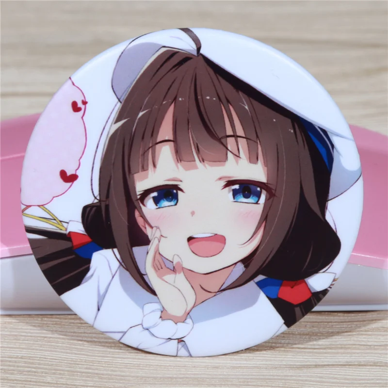 

FFFPIN 5.8cm Large Brooch Ryuoh No Oshigoto Sora Ginko Boy Girl Cute Pin Russian Breastpin Anime Big Badge Coin Icon Cloth Decor