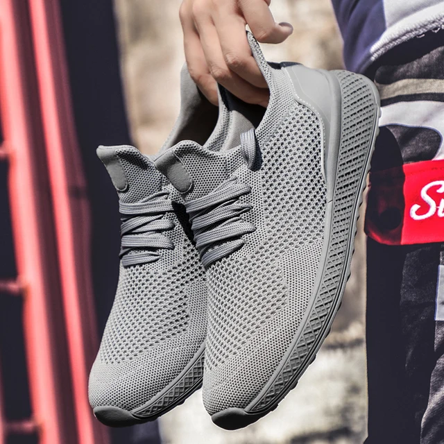 US $13.10 Mens Running Shoes Jogging Sports Shoes Ultra Light Weight Outdoor Fitness Summer Breathable Train