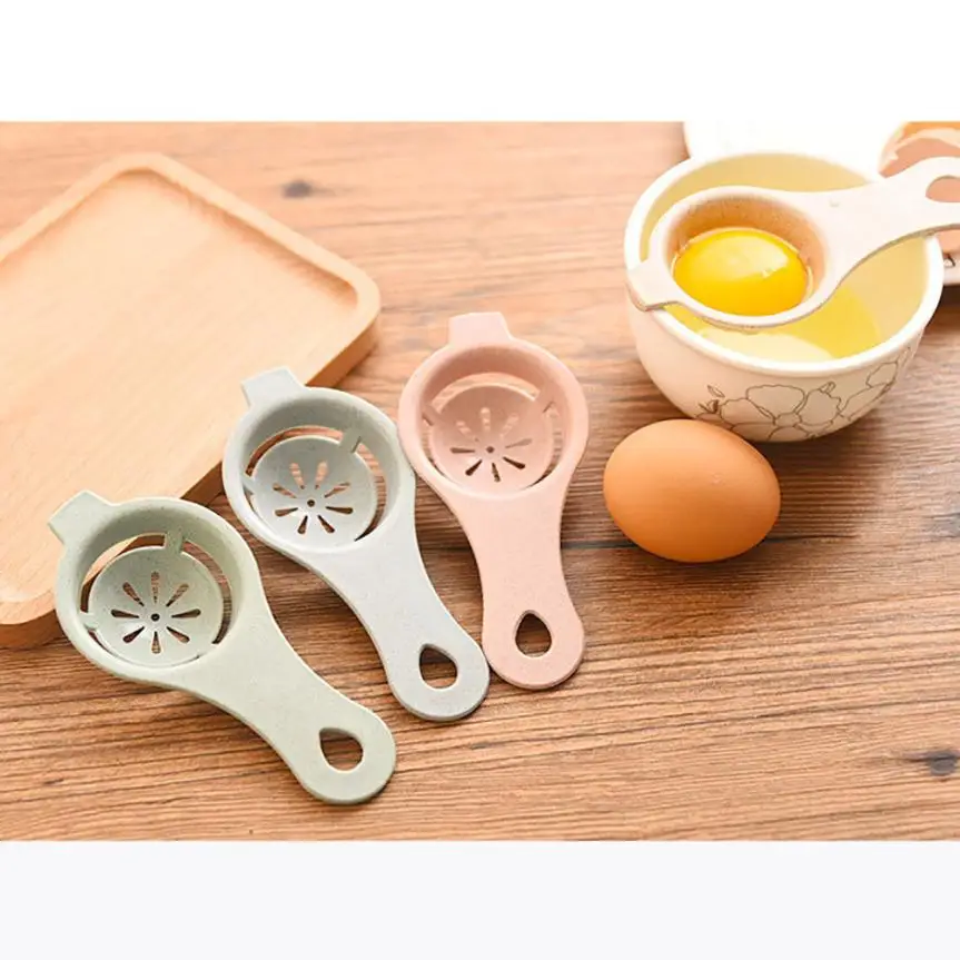

Kitchen Tool Gadget Convenient Egg Yolk White Separator Divider Holder Sieve Cozinha Patisserie Pastry Kitchen Accessories