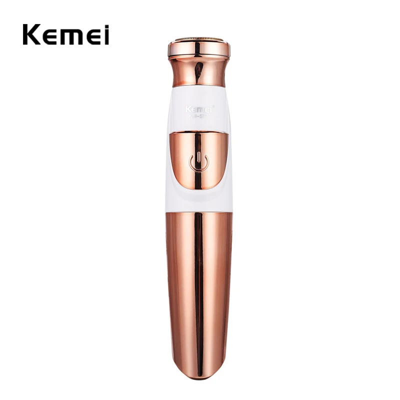 

Kemei Epilator Hair Removal Electric Epilator For Women Body Facial Hair Razor Trimmer Bikini Shaving Depilador Tool