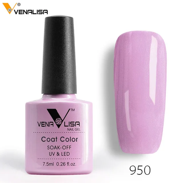 61508 Venalisa Easy Soak Off Gel Nail UV LED Lamp Gel Polish 60 Colors Semi Permanent Gel Varnishes Gelpolish - Цвет: Многоцветный