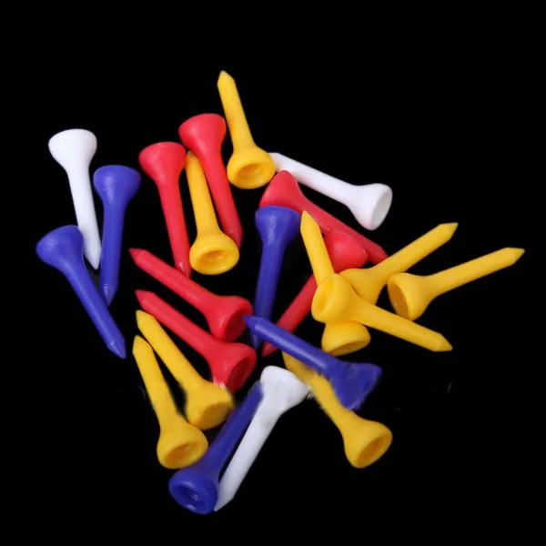 Buy 100Pcs 35mm Mixed Color Plastic Golf TEES from