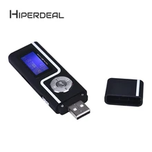 HIPERDEAL портативный USB MP3 музыкальный плеер цифровой ЖК-экран Поддержка 16 ГБ TF Карта Мода радио медиа Слик стильный дизайн# T