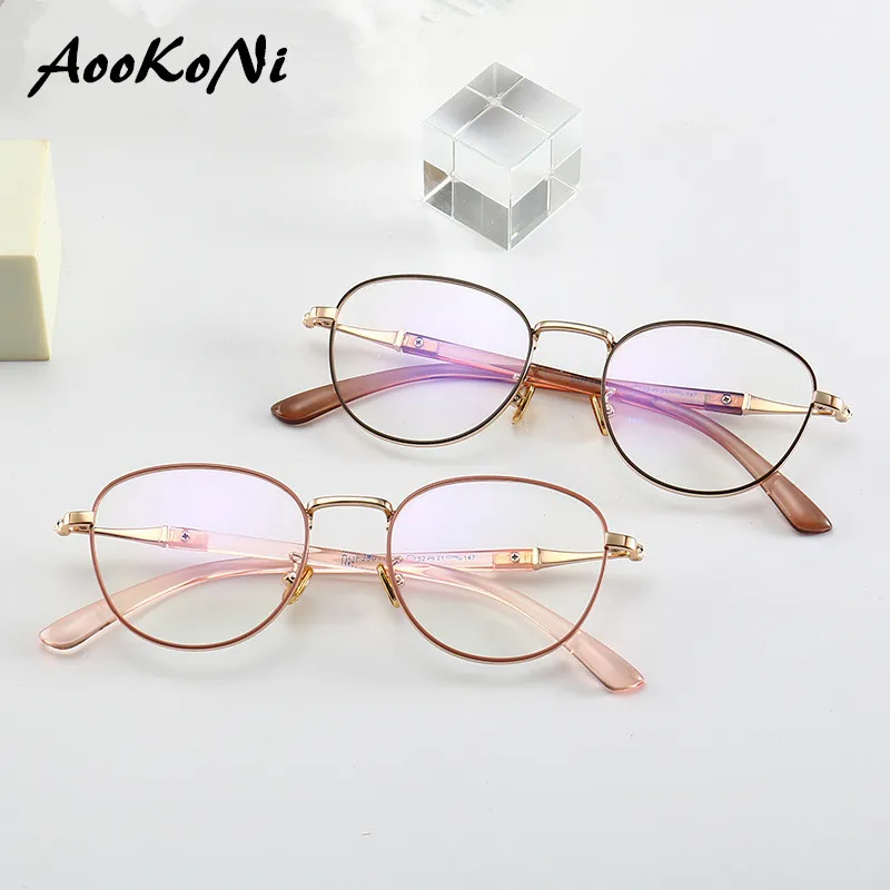 

Round Glasses Optical Frame for Harry Potter Metal Frames for Glasses Spectacle Clear Lens Optical FemaleTransparent Eyeglasses