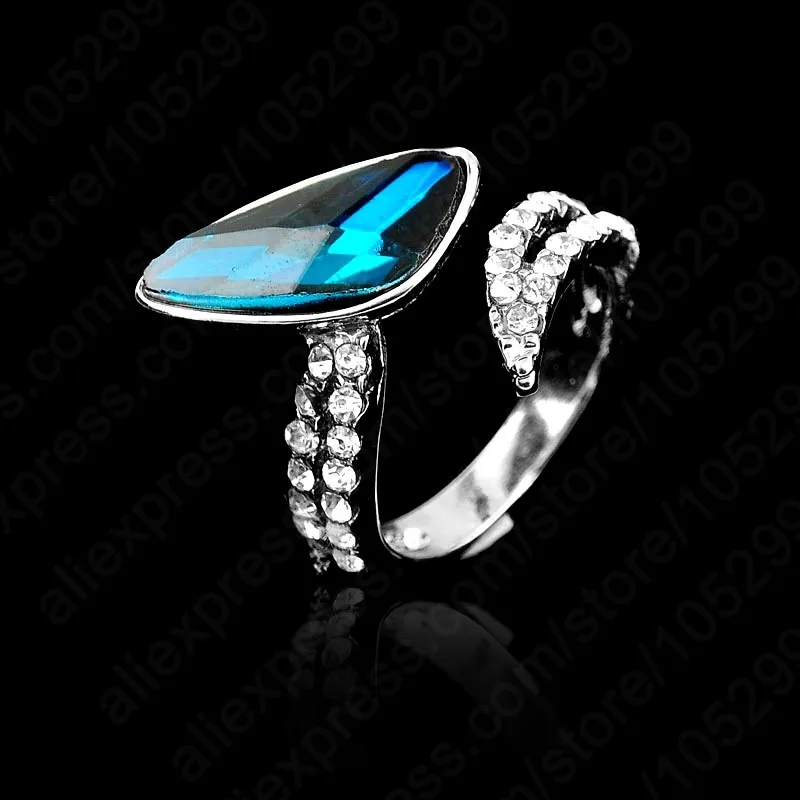 JEXXI Free Shipping 1 PC AAA Gem font b Crystal b font Woman Rings Good Quality