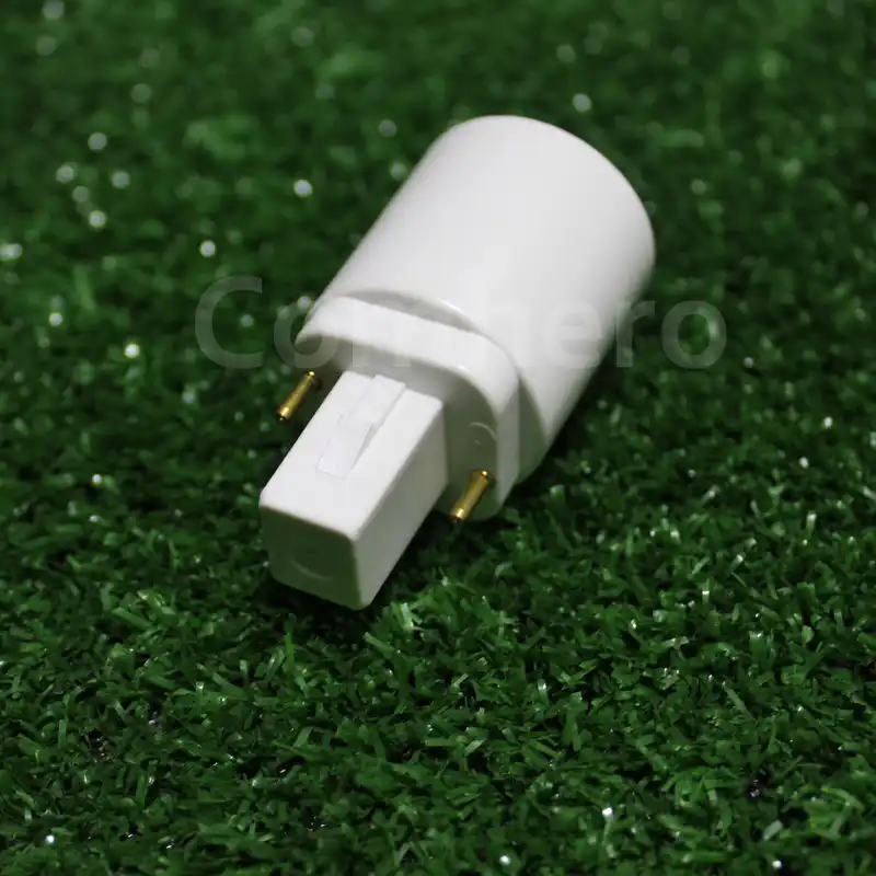 G24 OM E27 adapter, 4Pins G24q om E27 Lamp houder Converter, g24q 1