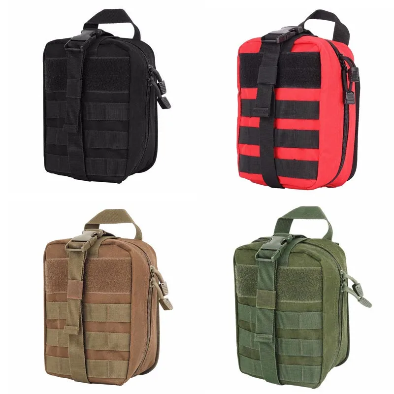 

Tactical Bags Molle Medical Cover Hunting Emergency Survival Package Utility Tactical Pouch Medical First Aid Kit Patch Bag