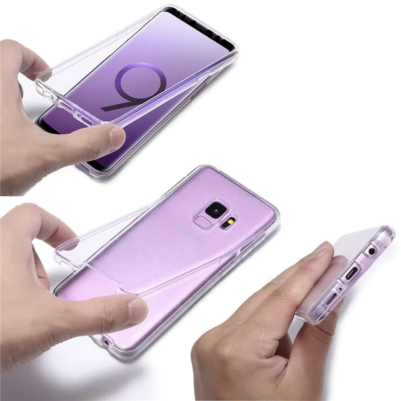 360 полная защита чехол для samsung Galaxy A50 A30 A40 A70 A10 A8 A6 плюс A9 S9 S8 S10 Plus Note 9 8 10 S6 S7 край