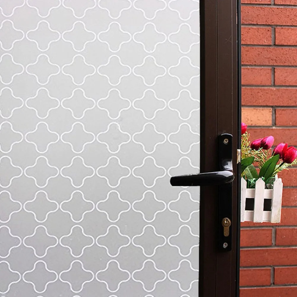 

Funlife Non Adhesive Privacy Window Film, Static Cling Glass Film, Frosted Window Cling, Vinyl Office and Home Decoration film