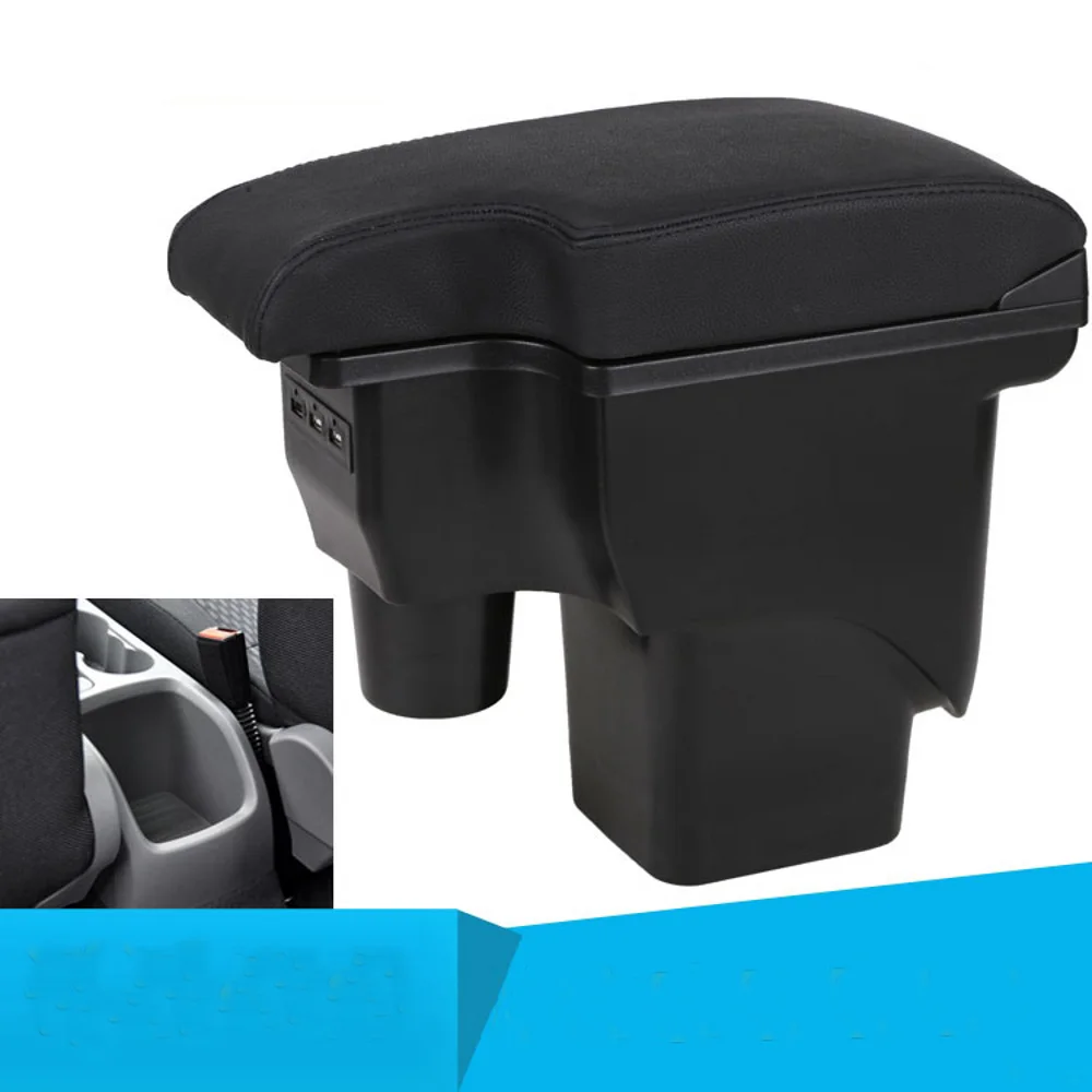  Para Ford Focus mk2 reposabrazos caja de almacenamiento de la consola del centro del coche mk2 prod