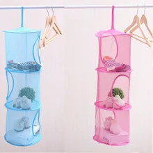 3 полки сетка для хранения подвесная косметичка Органайзер сумка для спальни дверь настенный шкаф Органайзер