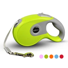 Trela retrátil automática do cão de 3m 5 m que estende a fita da corda da patrulha do filhote de cachorro